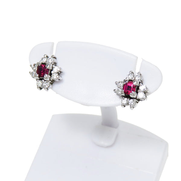 スタッド ルビー 0.15×2ct ダイヤモンド 計0.11×2ct ピアス Pt900プラチナ 1.9g レディース
【中古】【真子質店】【NN】




【IMoD】