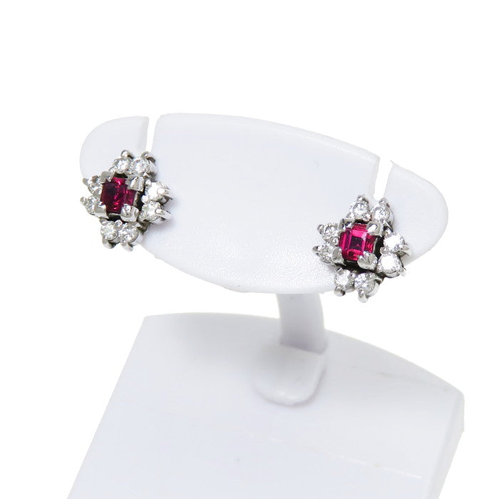 スタッド ルビー 0.15×2ct ダイヤモンド 計0.11×2ct ピアス Pt900プラチナ 1.9g レディース
【中古】【真子質店】【NN】




【IMoD】
