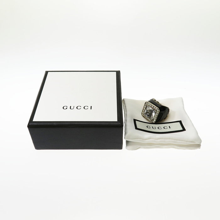 15号【GUCCI/グッチ】 クリスタルディティール GGロゴ シグネットリング リング・指輪 シルバー925/ラインストーン 27.0g 15 ユニセックス
【中古】【真子質店】【BL】




【TDT】