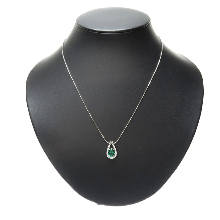 CRESCENT VERT/クレサンベール】 合成エメラルド 1.51ct ダイヤモンド 