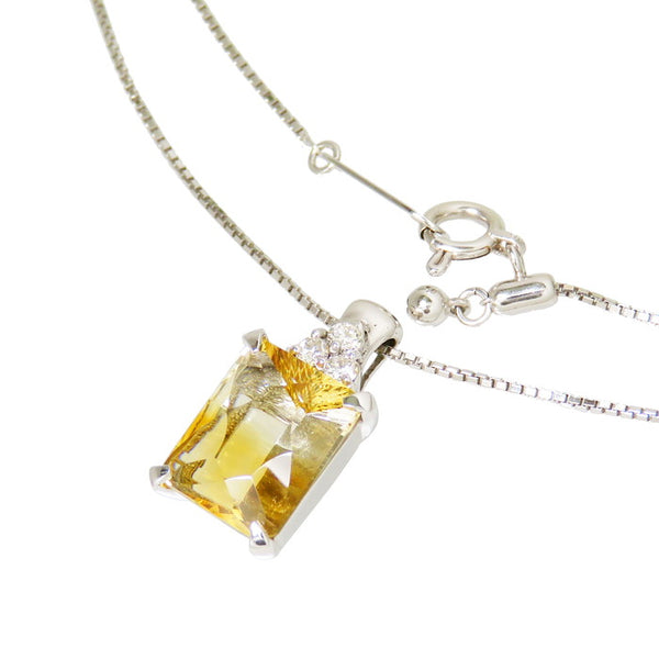 シトリン 2.63ct ダイヤモンド 計0.08ct ネックレス K18WGホワイトゴールド 18金 4.9g 45cm レディース
【中古】【真子質店】【NN】




【MaIx】
