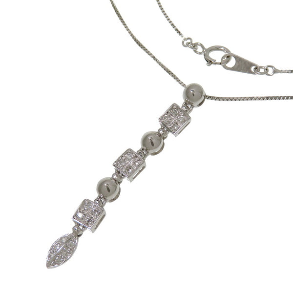 ダイヤモンド 計0.15ct ネックレス K18WGホワイトゴールド 18金 3.0g 40cm レディース
【中古】【真子質店】【NN】




【TTx】