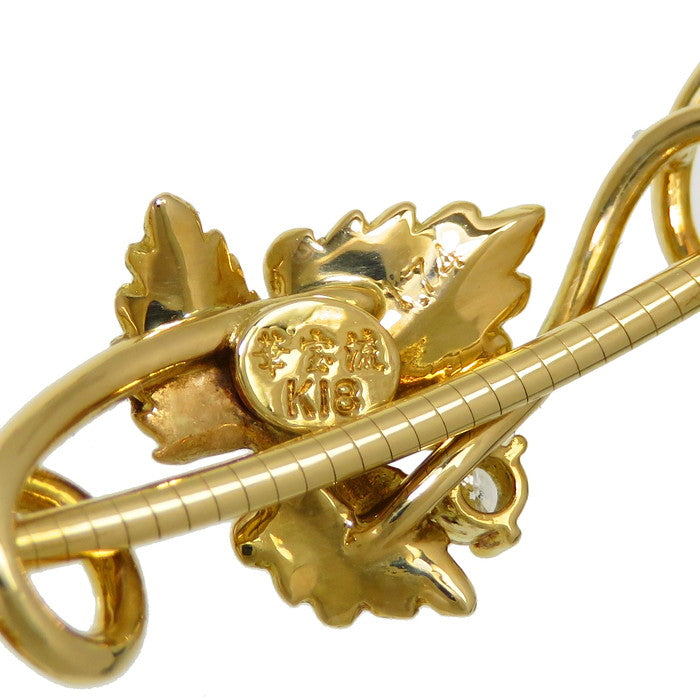 FLOWER MOON PIERCED EARRINGS(1ZP0928)K18 ピアス｜スター
