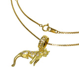 パンサー/豹/動物/アニマル 一部艶消し ダイヤモンド 計0.19ct ネックレス K18ゴールド 18金 10.8g 42cm レディース
【中古】【真子質店】【NN】




【MiMaY】