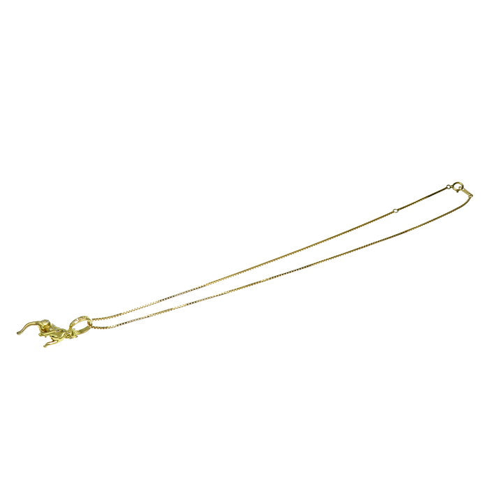 パンサー/豹/動物/アニマル 一部艶消し ダイヤモンド 計0.19ct ネックレス K18ゴールド 18金 10.8g 42cm レディース
【中古】【真子質店】【NN】




【MiMaY】