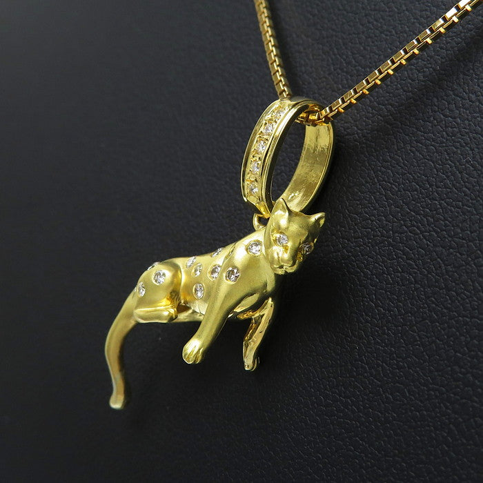 パンサー/豹/動物/アニマル 一部艶消し ダイヤモンド 計0.19ct ネックレス K18ゴールド 18金 10.8g 42cm レディース
【中古】【真子質店】【NN】




【MiMaY】