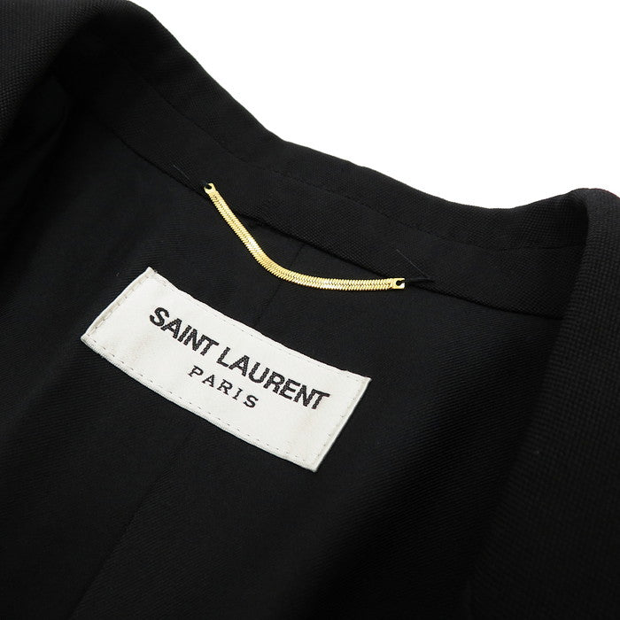 【SAINT LAURENT PARIS/サンローランパリ】 535995 テーラードジャケット ウール/ポリエステル/シルク 黒 レディース【中古】【真子質店】【GN】




【TMix】