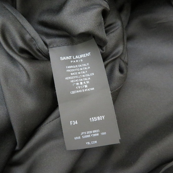 【SAINT LAURENT PARIS/サンローランパリ】 535995 テーラードジャケット ウール/ポリエステル/シルク 黒 レディース【中古】【真子質店】【GN】




【TMox】