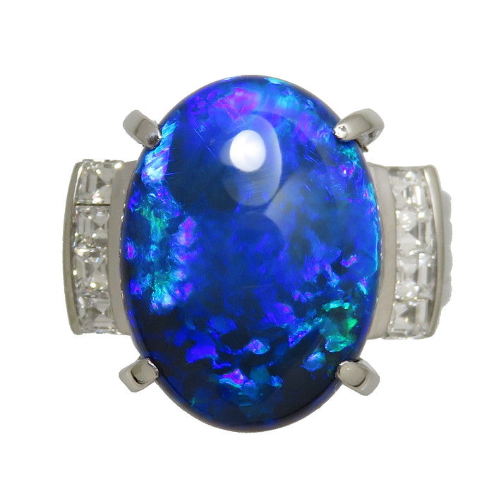 11.5号 ブラックオパール 8.51ct ダイヤモンド 計0.51ct リング 11.5号 ブラックオパール 8.51ct ダイヤモンド 計0.51ct リング
