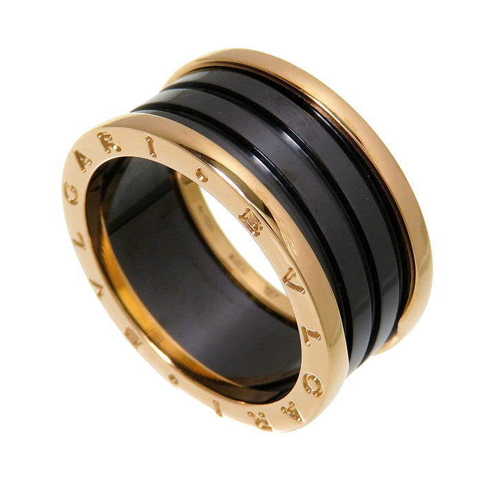 ブルガリビーゼロワン1リングBVLGARI指輪19号9g18kPG 24号【BVLGARI/ブルガリ】 リング・指輪 B-ZERO1/ビーゼロワン K18PG