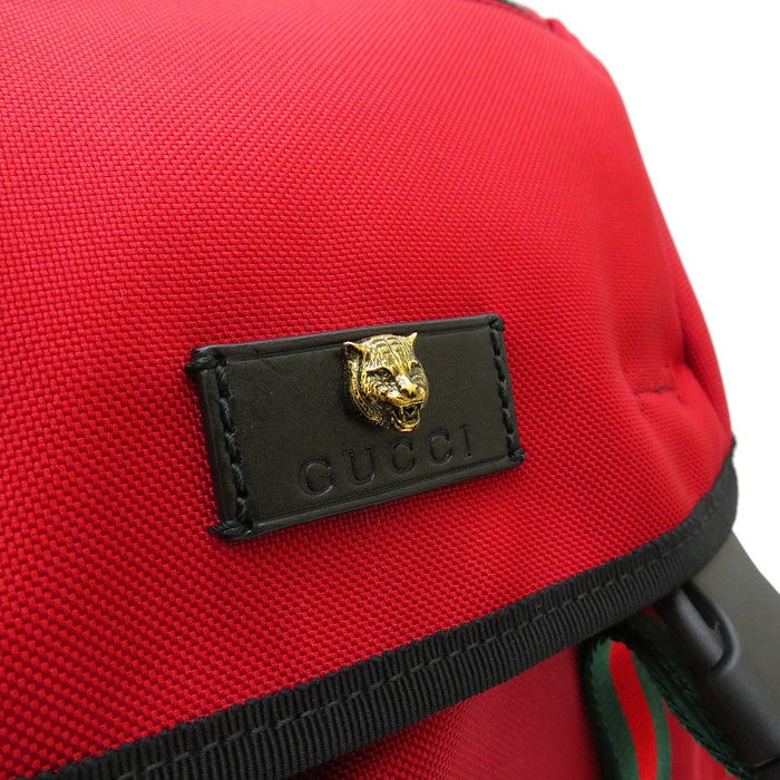 GUCCI GGキャンバス リュック タイガーヘッド GUCCI GGキャンバス リュック タイガーヘッド GUCCI 中古 グッチ