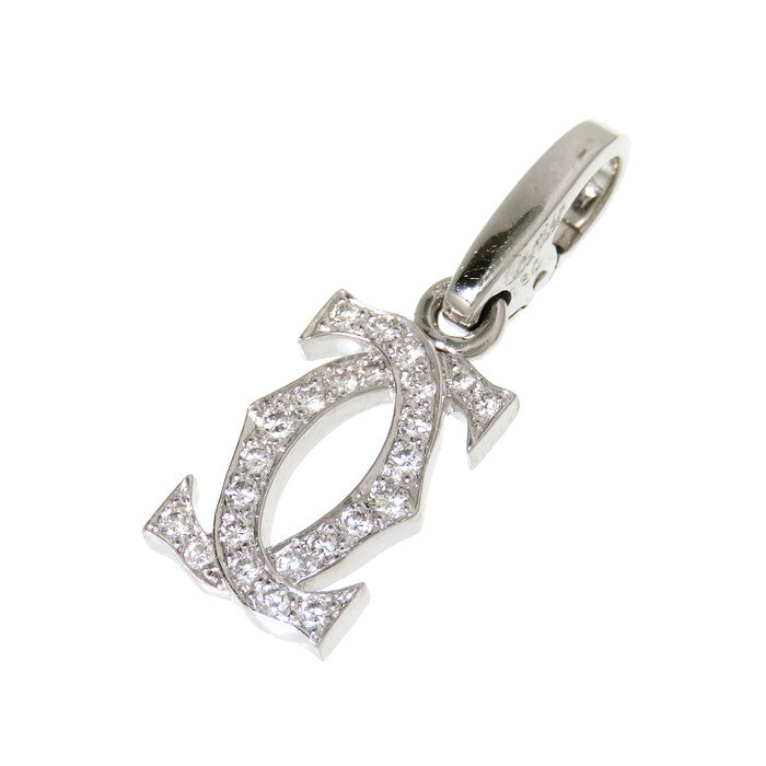 CARTIER/カルティエ】 2Cチャーム ダイヤモンド ペンダントトップ