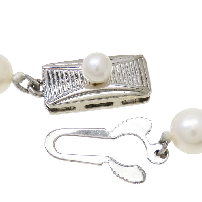 MIKIMOTO/ミキモト】 アコヤ真珠 5.6~6mm ネックレス シルバー MIKIMOTO/ミキモト】 アコヤ真珠 5.6~6mm ネックレス シルバー