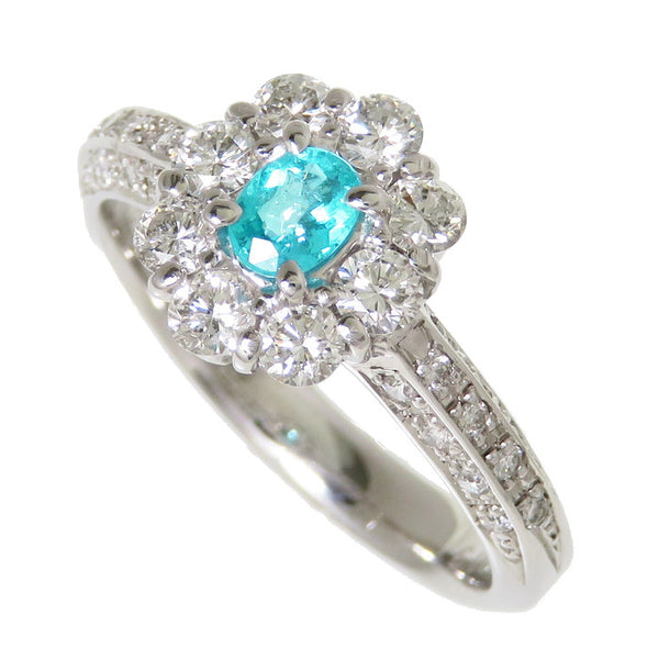 12号 ブラジル産 ブラジル産 パライバトルマリン 0.18ct ダイヤモンド
