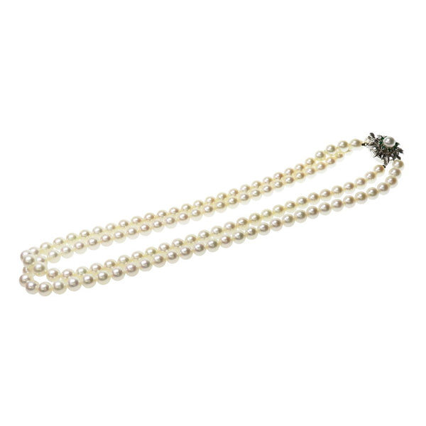 【MIKIMOTO/ミキモト】 2連 アコヤ真珠 7.0~7.5ｍｍ エメラルド ネックレス K14WGホワイトゴールド 14金 72.9g 最短44cm レディース
【中古】【真子質店】【NN】




【TMaTI】