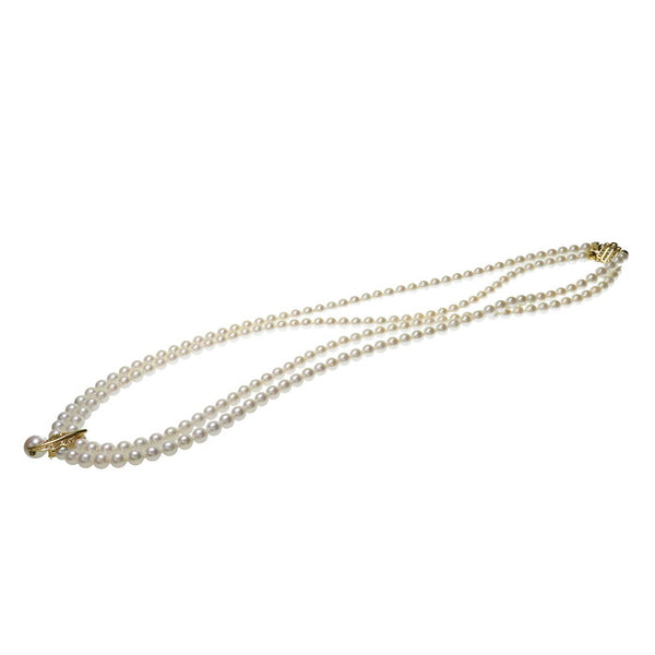 2連 ロング アコヤ真珠 6.0~6.5mm/9.3mm ダイヤモンド 計0.11/計0.07ct ネックレス K18ゴールド 18金 78.2g 最短63cm レディース
【中古】【真子質店】【NN】




【SMoK】