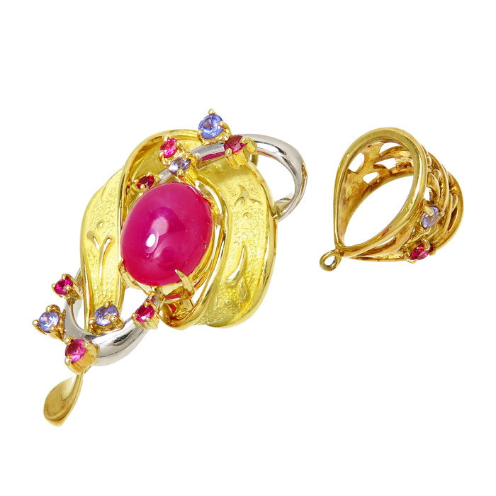 【DESIGNER JEWELRY/作家ジュエリー】 藤平卓 ブローチ兼用 6連 中央 ルビー 6.16ct マルチ石 ガーネット ネックレス K18ゴールド 18金/Pt900プラチナ 69.2g 42cm レディース
【中古】【真子質店】【NN】




【IKIY】