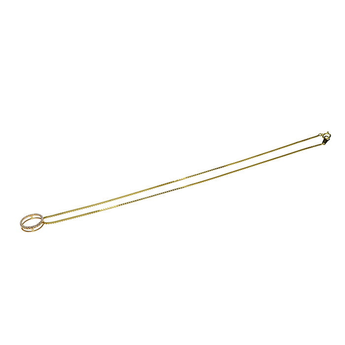 サークルデザイン ダイヤモンド 計0.21ct ネックレス K18ゴールド 18金 6.0g 40cm レディース
【中古】【真子質店】【NN】




【DKMa】
