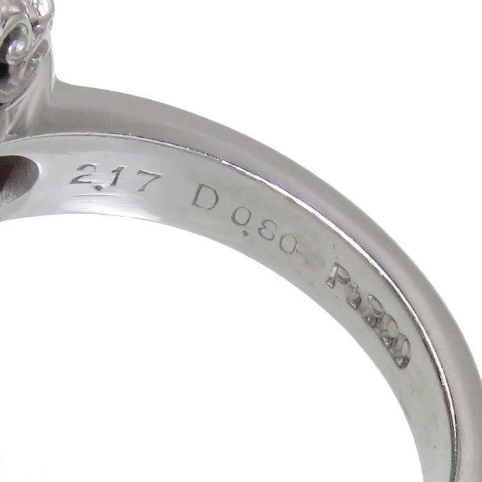 Pt900 D0.24 R1.47ct プラチナ ダイヤ ルビー タイタック 11.5号 タイ  