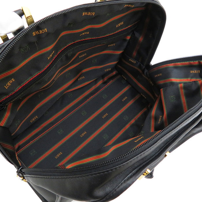LOEWE/ロエベ】 アマソナ32 ハンドバッグ レザー ブラック レディース