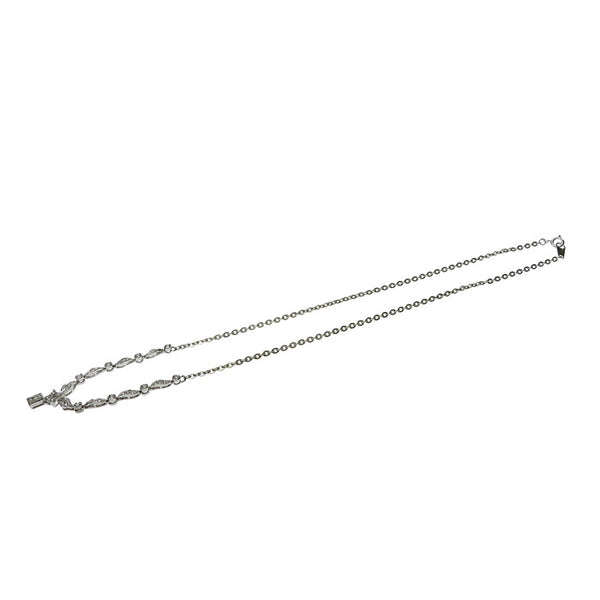 ダイヤモンド 計0.58ct ネックレス K18WGホワイトゴールド 18金 7.4g 最短39cm レディース
【中古】【真子質店】【NN】




【YDS】