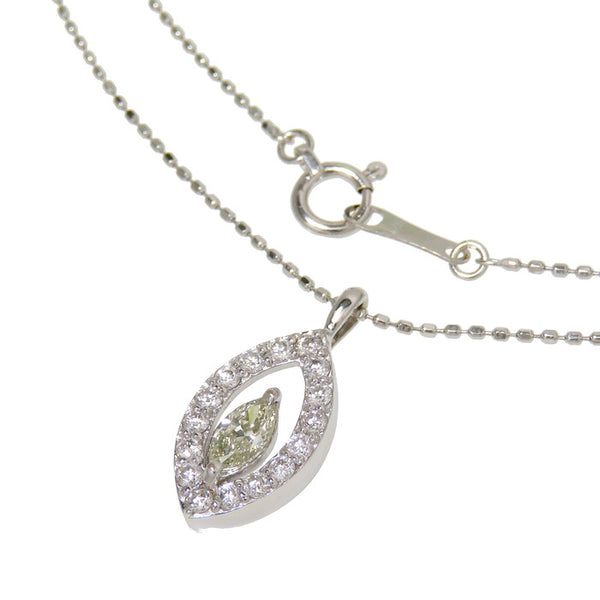 ダイヤモンド 0.18/0.22ct ネックレス K18WGホワイトゴールド 18金 2.3