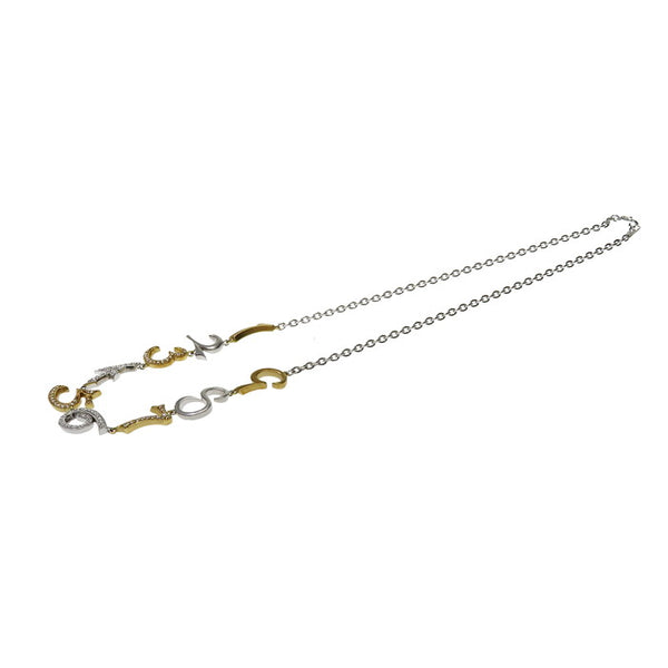 ナンバーモチーフ コンビ 一部艶消し ダイヤモンド 計0.71ct ネックレス K18YGイエローゴールド 18金/K18WGホワイトゴールド 18金 18.7g 40.5cm レディース
【中古】【真子質店】【NN】




【IYMox】