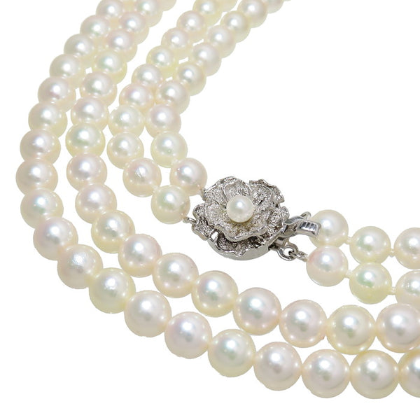 2連 アコヤ真珠 5.9~6.4mm ネックレス シルバー 70.8g 最短60cm レディース
【中古】【真子質店】【NN】




【DYT】