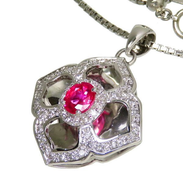 ルビー 0.83ct ダイヤモンド 計0.50ct ネックレス Pt900プラチナ/Pt850プラチナ 15.8g 45cm レディース
【中古】【真子質店】【NN】




【IxYK】