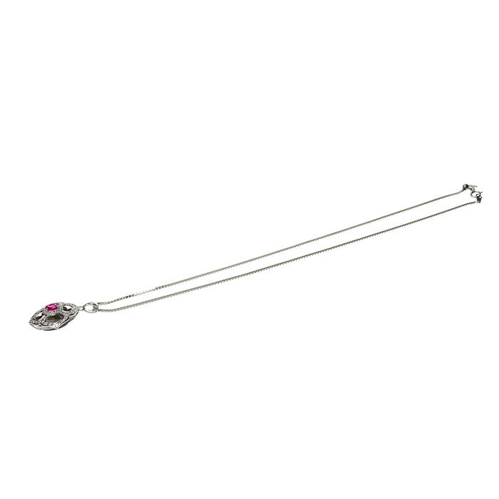 ルビー 0.83ct ダイヤモンド 計0.50ct ネックレス Pt900プラチナ/Pt850プラチナ 15.8g 45cm レディース
【中古】【真子質店】【NN】




【IxYK】