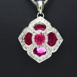 ルビー 0.83ct ダイヤモンド 計0.50ct ネックレス Pt900プラチナ/Pt850プラチナ 15.8g 45cm レディース
【中古】【真子質店】【NN】




【IxYK】