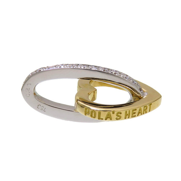 POLA’S HEART コンビ ハート ダイヤモンド 計0.20ct ペンダントトップ K18YGイエローゴールド 18金/K18WGホワイトゴールド 18金 5.0g レディース
【中古】【真子質店】【NN】




【DxK】