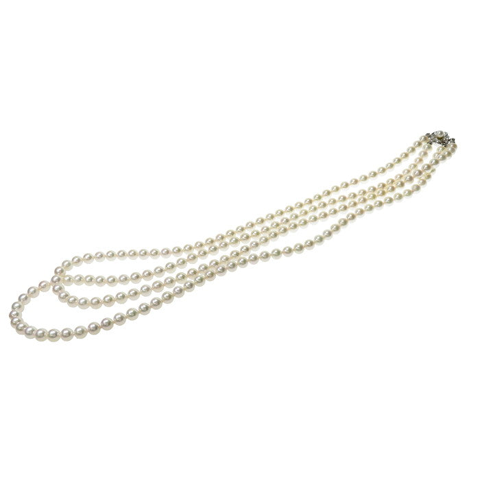 2連 ロング アコヤ真珠 7.0～7.5mm ネックレス シルバー 96.1g 最短64cm レディース
【中古】【真子質店】【NN】




【YYx】