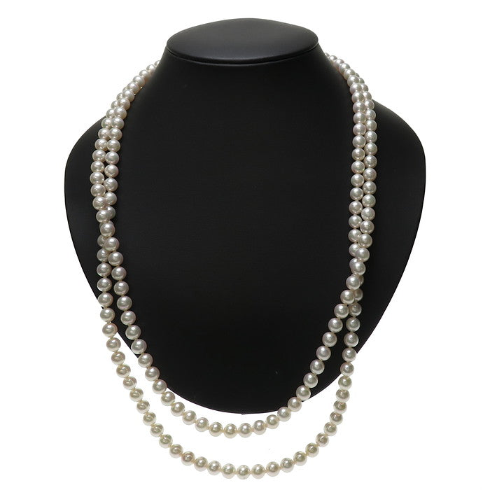 2連 ロング アコヤ真珠 7.0～7.5mm ネックレス シルバー 96.1g 最短64cm レディース
【中古】【真子質店】【NN】




【YYx】