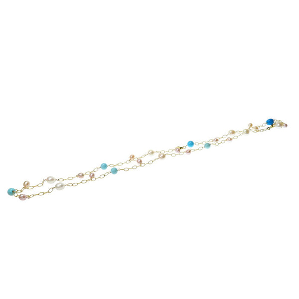 ステーション コンバーチブル ロング 淡水真珠 トルコ石 ネックレス K18ゴールド 18金 27.6g 全長76cm レディース
【中古】【真子質店】【NN】




【DYx】
