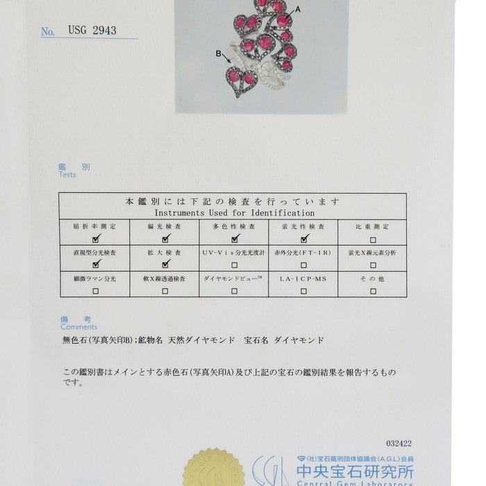 13号 ルビー 計1.56ct ダイヤモンド(ブラック含む) 計1.08ct リング・指輪 K18WGホワイトゴールド 18金 10.0g レディース
【中古】【真子質店】【NN】




【IMaKMo】