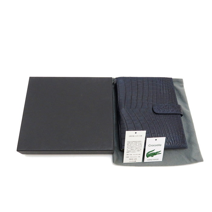 ★★最終特価品 KW-129 ★未使用★ 手帳風マルチケース 二つ折り財布/本マットクロコ革 NAVY ユニセックス【中古】【真子質店】【NN】




【TTx】