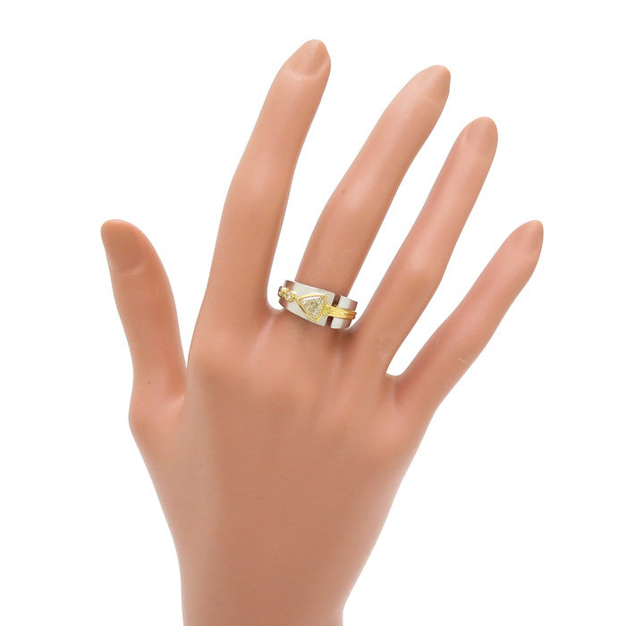 E605 指輪 Pt900 鑑定書付 ダイヤ0.35ct ルビー0.8ct リング 7g