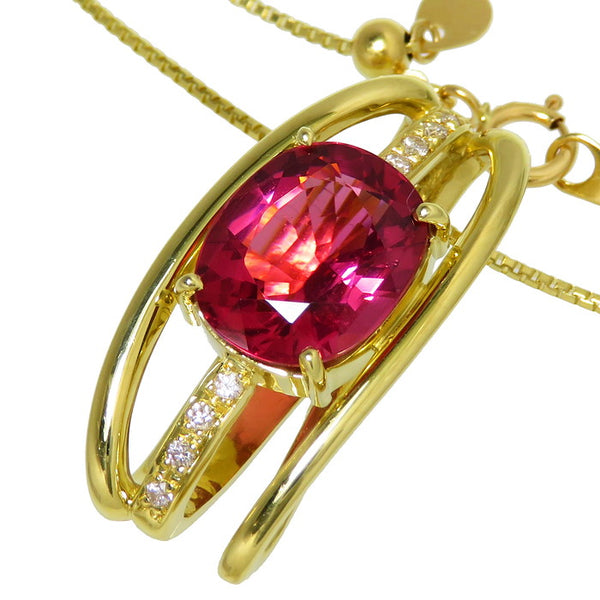 ピンクトルマリン 3.58ct ダイヤモンド 計0.08ct ネックレス K18ゴールド 18金 8.2g 45cm レディース
【中古】【真子質店】【NN】




【KMaK】