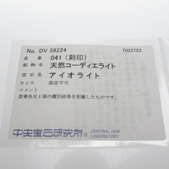 アイオライト ダイヤモンド 計0.41ct ペンダントトップ Pt900プラチナ 8.4g レディース
【中古】【真子質店】【NN】




【DDx】