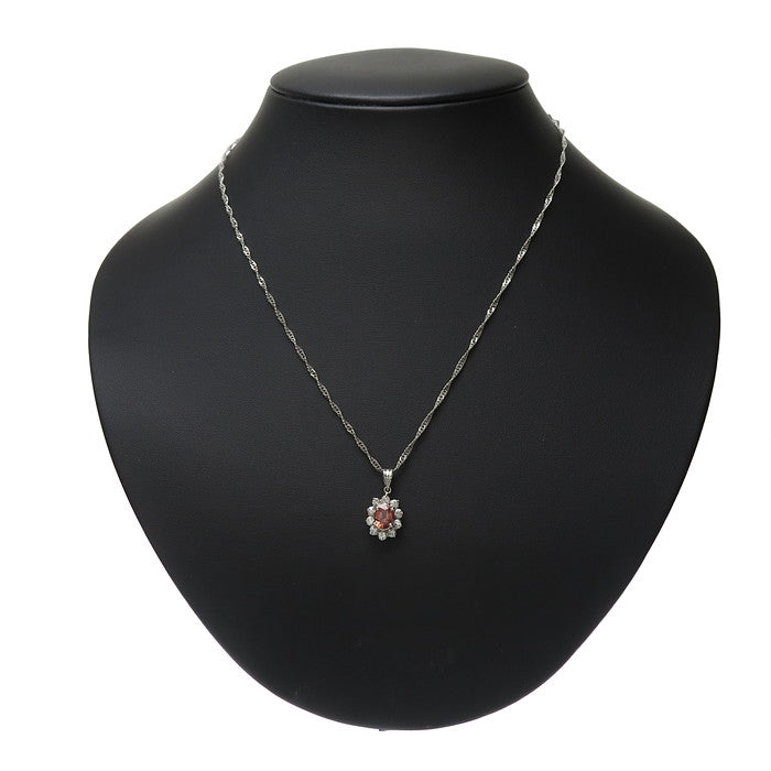 パパラチアサファイア 0.995ct ダイヤモンド 計0.33ct ネックレス Pt900プラチナ/Pt850プラチナ 5.6g 44cm レディース
【中古】【真子質店】【NN】




【IYYI】