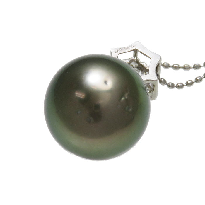 黒蝶真珠 12.5mm ダイヤモンド 計0.19ct ネックレス K18WGホワイトゴールド 18金 4.7g 40.5cm レディース
【中古】【真子質店】【NN】




【MaSY】