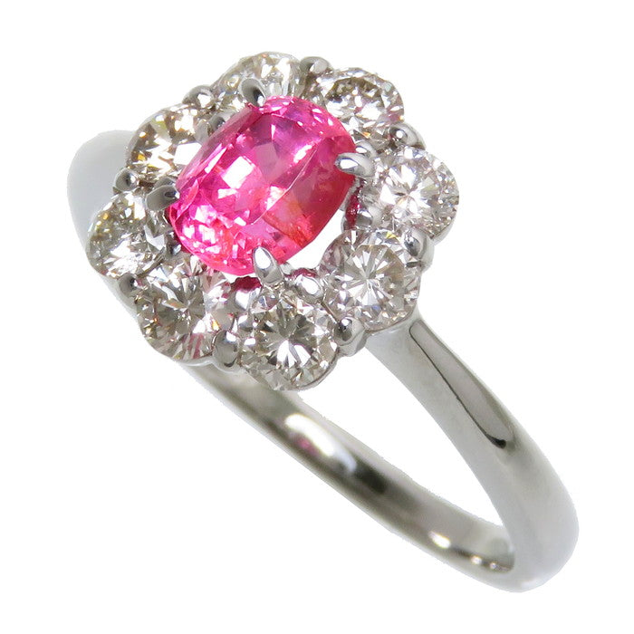 13号 ピンクスピネル 0.85ct ダイヤモンド 計0.84ct リング 13号 ピンクスピネル 0.85ct ダイヤモンド 計0.84ct リング
