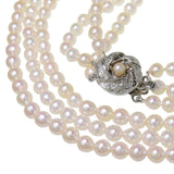 3連 アコヤ真珠 4.4～4.5mm ネックレス シルバー 39.1g 40cm レディース
【中古】【真子質店】【NN】




【KTY】