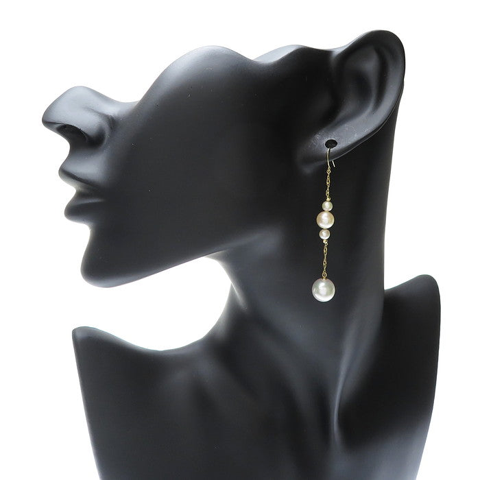 フック アコヤ真珠 3.8～8.8mm ピアス K18ゴールド 18金 3.4g レディース
【中古】【真子質店】【NN】




【SS】