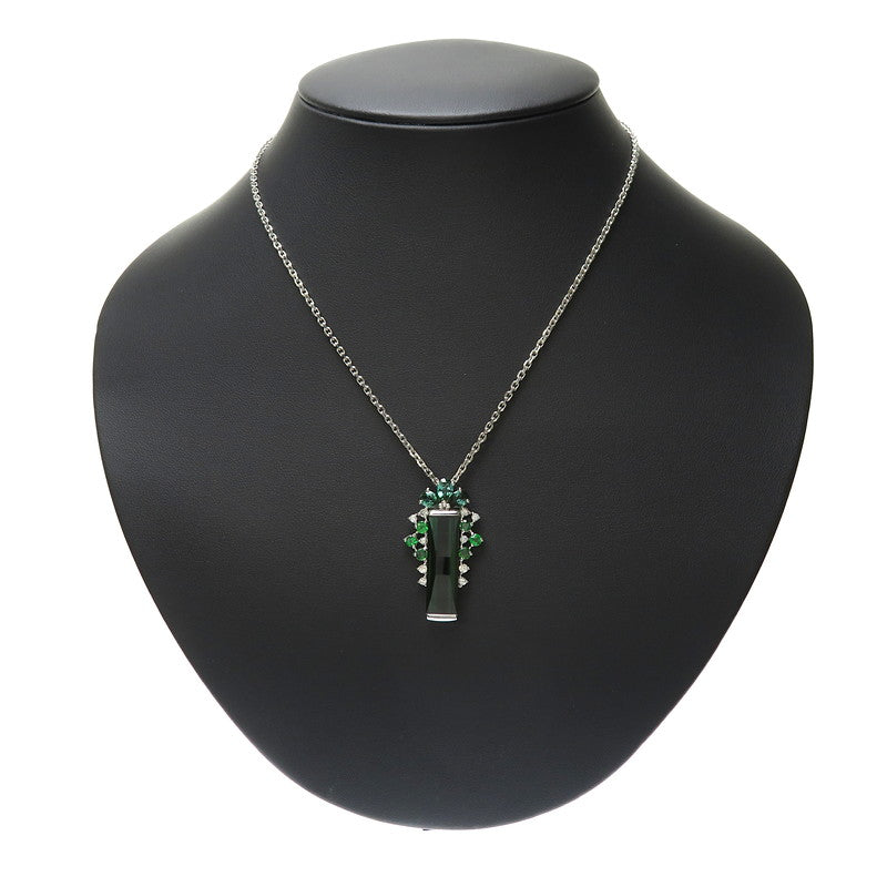 グリーントルマリン 8.17/計1.16ct グリーングロッシュラーガーネット 計0.68ct ダイヤモンド 計0.33ct ネックレス Pt900プラチナ/Pt850プラチナ 18.2g 41cm レディース
【中古】【真子質店】【NN】




【IIMoMo】