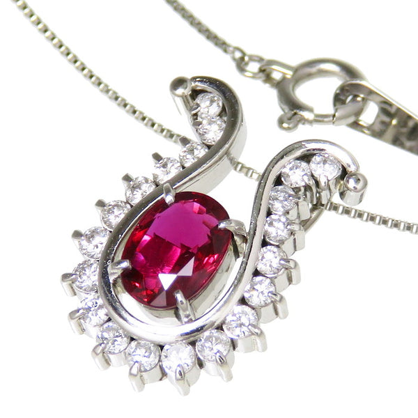 ルビー 0.83ct ダイヤモンド 計0.33ct ネックレス Pt900プラチナ/Pt850プラチナ 4.8g 40cm レディース
【中古】【真子質店】【NN】




【YxMo】