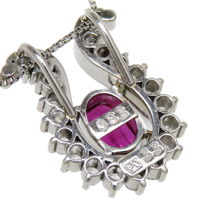 ルビー 0.83ct ダイヤモンド 計0.33ct ネックレス Pt900プラチナ/Pt850プラチナ 4.8g 40cm レディース
【中古】【真子質店】【NN】




【YxMo】