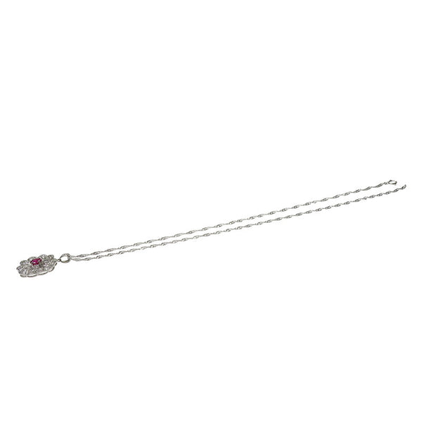 ★★最終特価品 ルビー 1.04ct ダイヤモンド 計0.35ct ネックレス Pt900プラチナ/Pt850プラチナ 11.2g 45cm レディース
【中古】【真子質店】【NN】




【ITMiK】