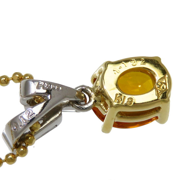 ★★最終特価品 ゴールデンサファイア 1.132ct ダイヤモンド 計0.12ct ネックレス K18ゴールド 18金/Pt900プラチナ 3.8g 45.5cm レディース
【中古】【真子質店】【NN】




【MoMiMa】